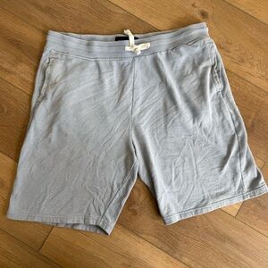 Men's Athletic Gray Shorts with Drawstring
